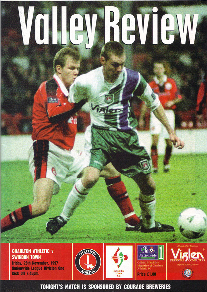 <b>Friday, November 28, 1997</b><br />vs. Charlton Athletic (Away)